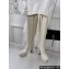 Gucci Heel 12cm platform 4cm boots with GG studs 750519 White 2023