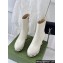 Gucci Heel 12cm platform 4cm boots with GG studs 740599 White 2023