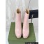 Gucci Heel 12cm platform 4cm boots with GG studs 740599 Pink 2023