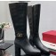 Valentino Vlogo Signature Calfskin Boots 75mm Black 2023