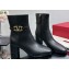 Valentino Vlogo Signature Calfskin Ankle Boots 75mm Black 2023
