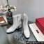 Valentino Vlogo Signature Calfskin Ankle Boots 75mm White 2023