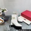 Valentino Vlogo Signature Calfskin Ankle Boots 75mm White 2023