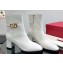 Valentino Vlogo Signature Calfskin Ankle Boots 75mm White 2023