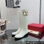 Valentino VLogo Calfskin Boots Patent White Cut-out leg decorated with VLogo Type accessory 2023