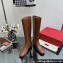 Valentino VLogo Type Calfskin Boots Brown 2023