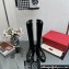 Valentino VLogo Type Calfskin Boots Patent Black 2023
