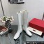 Valentino VLogo Type Calfskin Boots White 2023