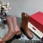 Valentino VLogo Type Calfskin Ankle Boots Brown 2023