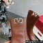 Valentino VLogo Type Calfskin Ankle Boots Brown 2023