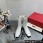 Valentino VLogo Type Calfskin Ankle Boots White 2023