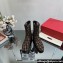 Valentino VLogo Type Ankle Boots in Toile Iconographe fabric Beige/Coffee 2023