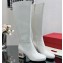 Valentino Heritage Boots In Calfskin Leather White 2023