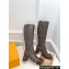 Louis Vuitton Heel 5.5cm Shake High Boots Monogram Brown 2023