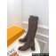 Louis Vuitton Heel 5.5cm Shake High Boots Monogram Brown 2023