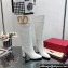Valentino High Heel Boots In Calfskin Leather White with VLogo Signature detail 2023