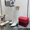 Valentino High Heel Boots In Calfskin Leather White with VLogo Signature detail 2023
