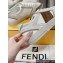 Fendi Step Leather low tops Women/Men Sneakers Beige 2023