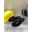 Fendi Baguette sheepskin slides Black 2023