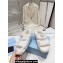 Prada Enameled metal triangle logo shearling sandals 1X737M White 2023