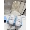 Prada Enameled metal triangle logo shearling Lining padded sabots slippers White 2023