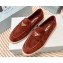 Prada Suede leather Women/Men loafers Burgundy 2023