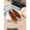 Prada Suede leather Women/Men loafers Burgundy 2023