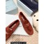 Prada Suede leather Women/Men loafers Burgundy 2023