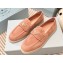 Prada Suede leather Women/Men loafers Pink 2023