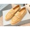 Prada Suede leather Women/Men loafers Ecru Beige 2023