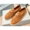 Prada Suede leather Women/Men loafers Brown 2023