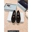Prada Suede leather Women/Men loafers Black 2023