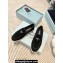 Prada Suede leather Women/Men loafers Black 2023
