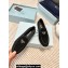 Prada Suede leather Women/Men loafers Black 2023