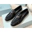 Prada Patent leather Women/Men loafers Black 2023