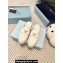 Prada Patent leather Women/Men sabots White 2023