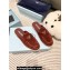 Prada Suede leather Women/Men sabots Burgundy 2023