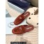 Prada Suede leather Women/Men sabots Burgundy 2023