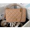 Chanel Small Flap Bag with Top Handle AS4286 Beige 2023