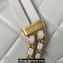 Chanel Lambskin & Gold-Tone Metal Small Flap Bag AS4353 White 2023