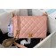Chanel Lambskin & Gold-Tone Metal Small Flap Bag AS4353 Pink 2023
