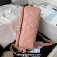 Chanel Lambskin & Gold-Tone Metal Small Flap Bag AS4353 Pink 2023