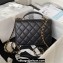 Chanel Small Flap Bag with Top Handle AS4286 Black 2023