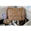 Chanel Lambskin & Gold-Tone Metal Badges Mini Flap Bag AS4274 Beige 2023