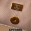 Chanel Lambskin & Gold-Tone Metal Badges Mini Flap Bag AS4274 Beige 2023