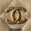 Chanel Shiny Crumpled Lambskin & Gold-Tone Metal Large Hobo Bag AS4368 Beige 2023