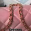 Chanel Satin Clutch with Chain Bag AS3791 Pink 2023