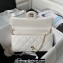 Chanel Lambskin Clutch with Chain Bag AS3791 White 2023