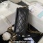 Chanel Lambskin & Gold-Tone Metal Mini Flap Bag AS4340 Black 2023