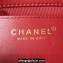 Chanel Lambskin & Gold-Tone Metal Mini Flap Bag AS4340 Burgundy 2023
